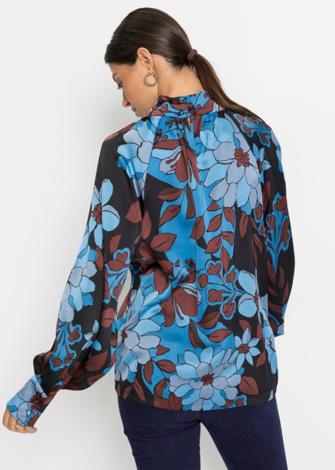 Bluse mit Ballonärmeln