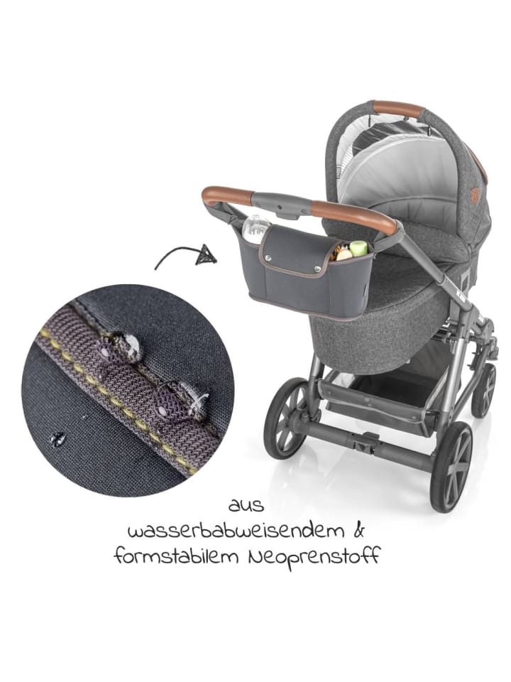 Zamboo Organizer Neopren für Kinderwagen und Buggy - Dunkelgrau in grau günstig kaufen onesize