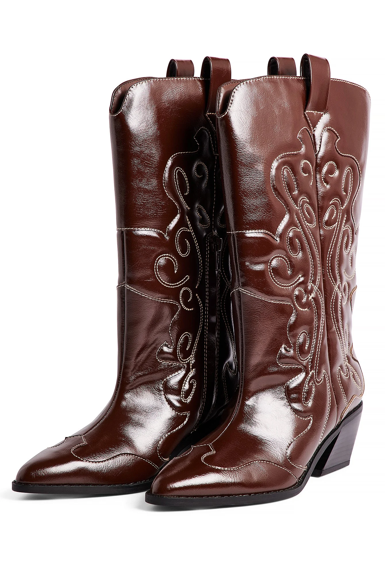 Wadenhohe Cowboy-Stiefel