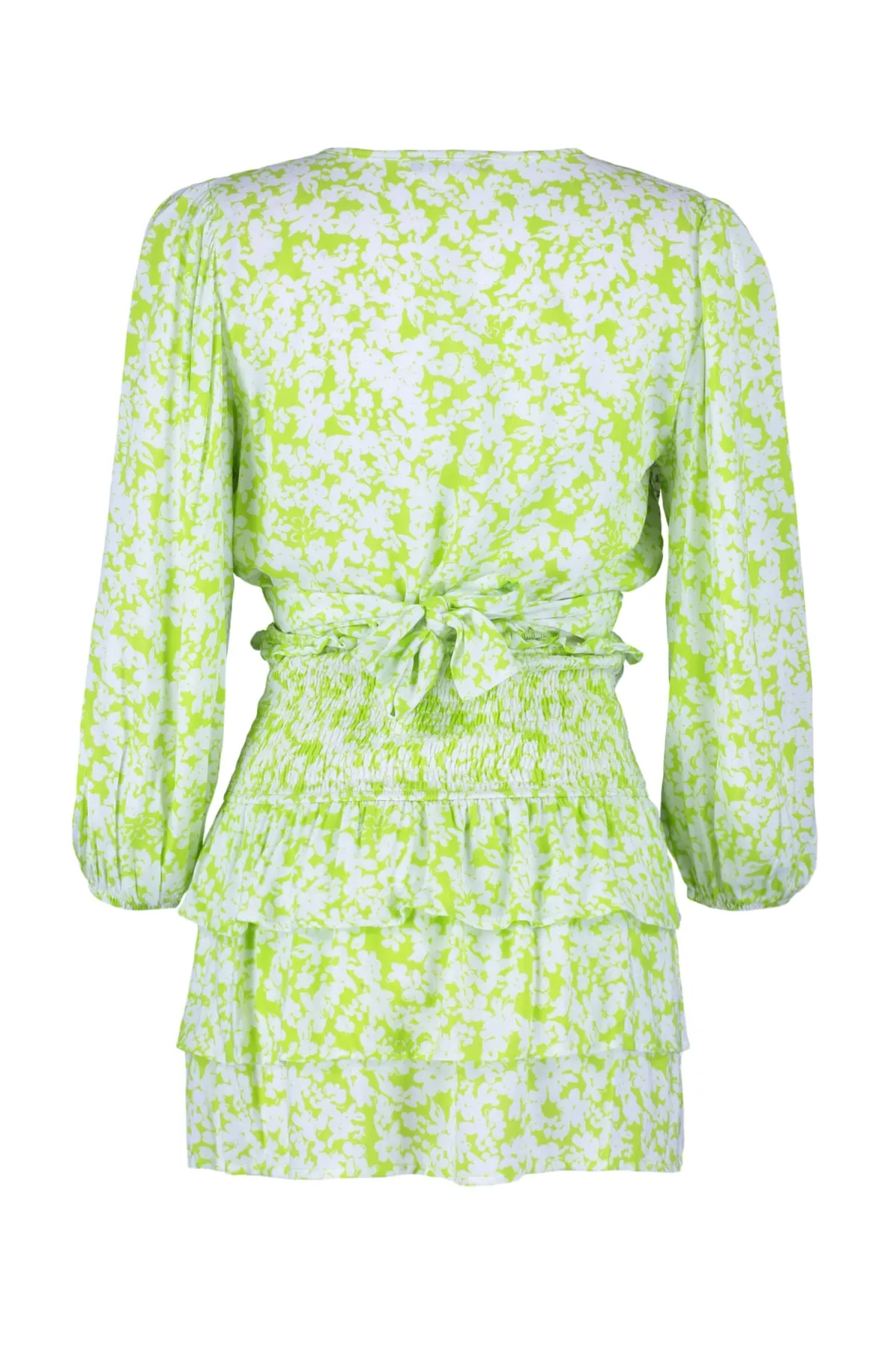 Trendyol Collection  Blusenrock-Set mit gewebten Rüschen und Blumenmuster TBESS20AU0033