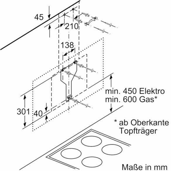 SIEMENS Kopffreihaube Serie iQ300 LC67KHM20