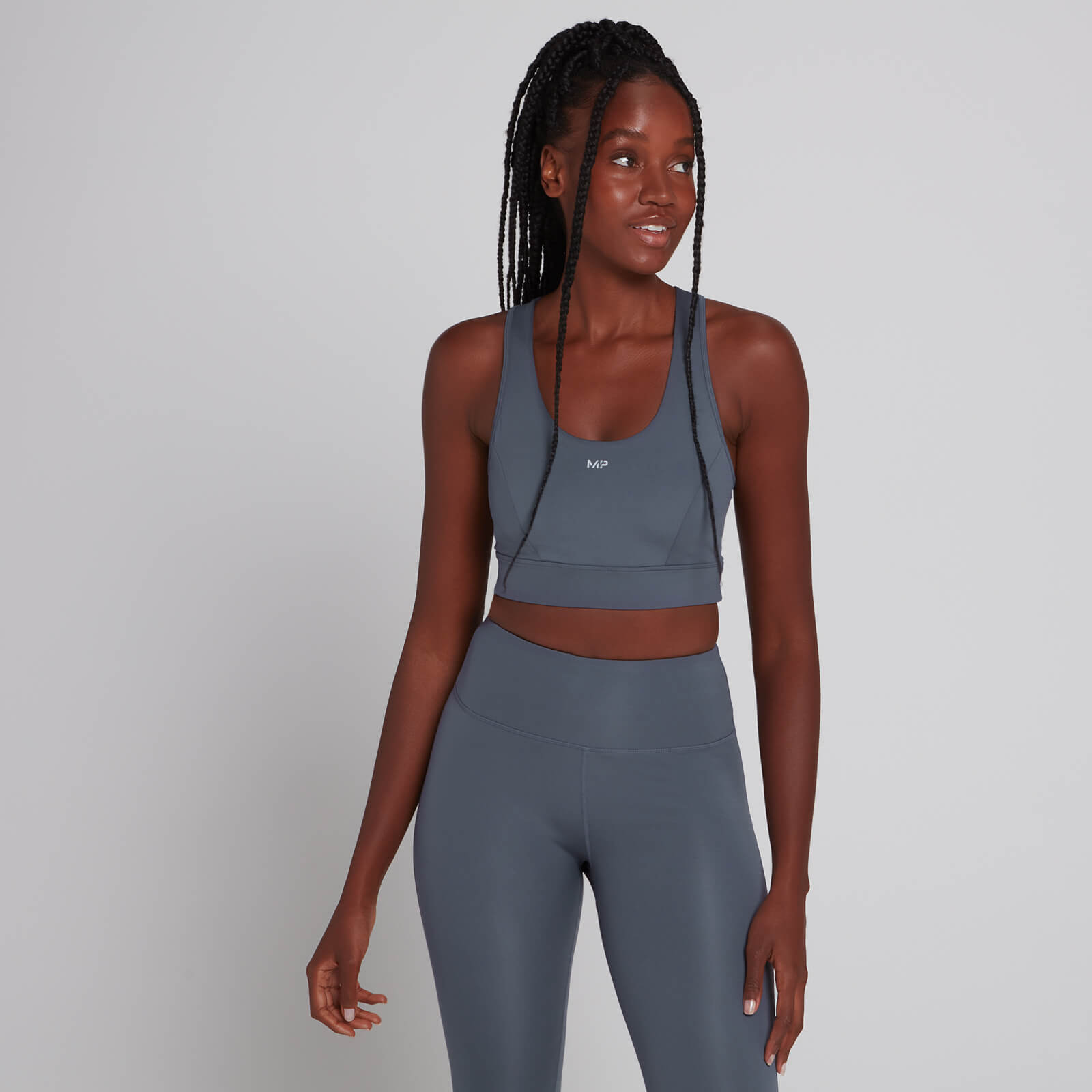 Brassière de sport MP Velocity pour femmes – Bleu ombragé