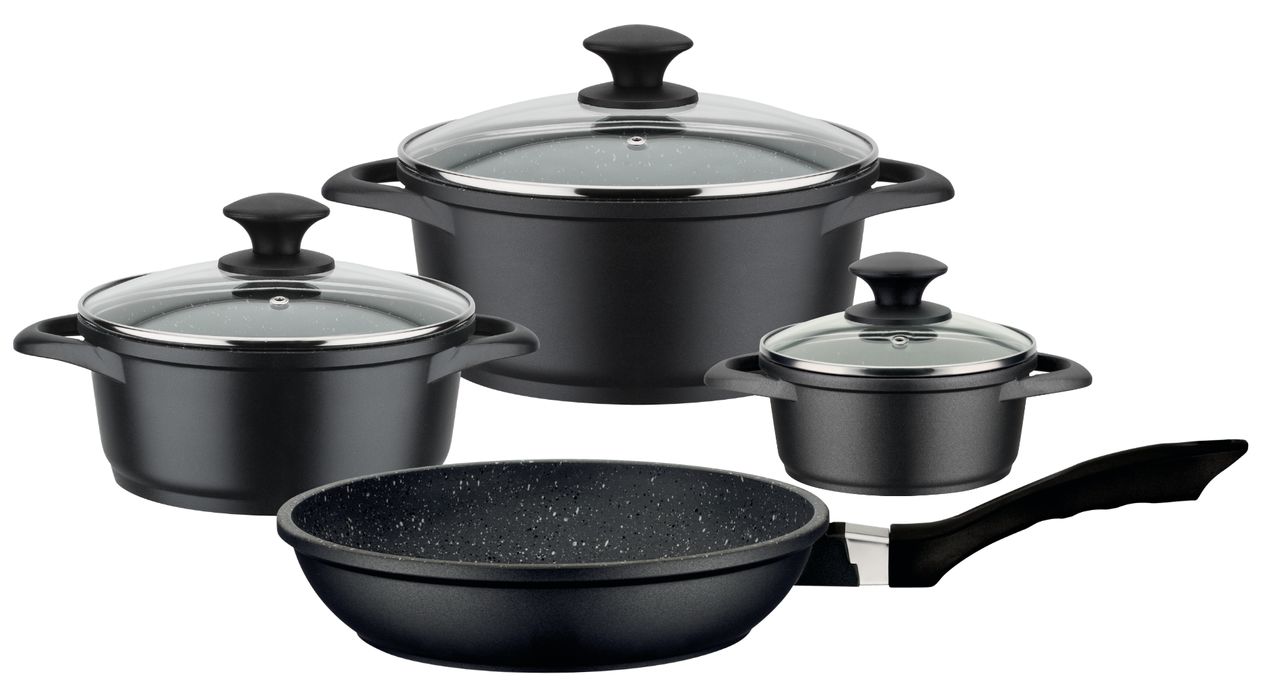 GSW Kochtopf Set Gourmet Granit 7-tlg.