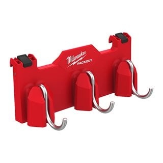 Milwaukee Accessoires 4932498650 PACKOUT zijmontage 3-haaks rail