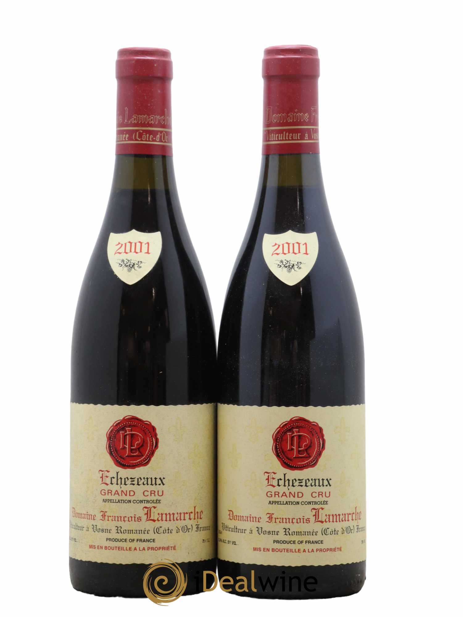 Echezeaux Grand Cru Lamarche (Domaine)  2001 - Lot de 2 Bouteilles