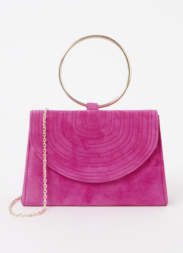 Borsa a mano Phase Eight in pelle scamosciata con tracolla removibile.