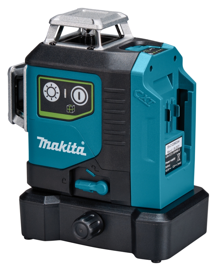 Makita SK700GDX Laser cu autonivelare în cruce verde 3x 360° 12V Max 4.0Ah Li-Ion