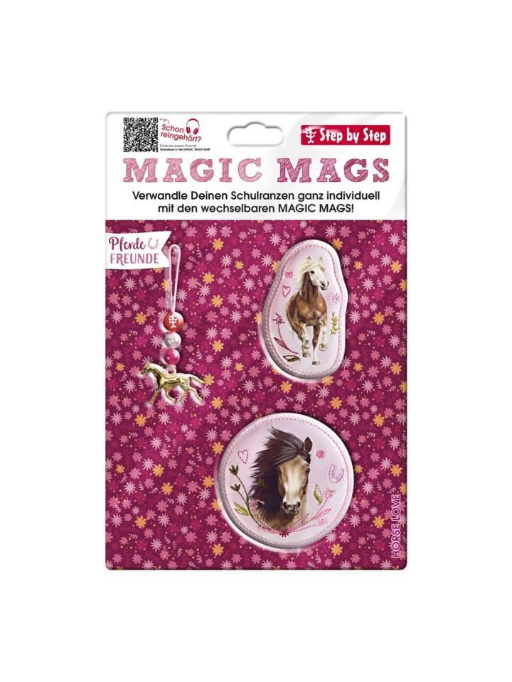Step by Step Ranzen-Zubehör-Set MAGIC MAGS in Pferdefreunde Horse Love günstig kaufen onesize