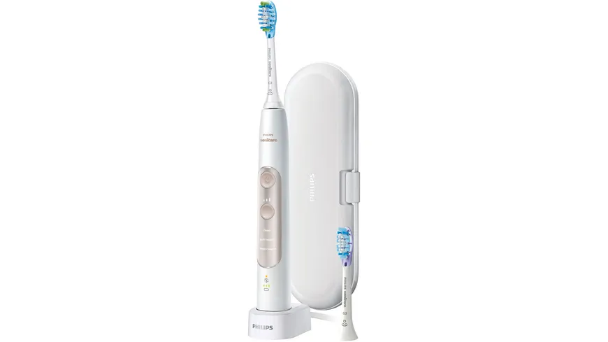 PHILIPS Sonicare ExpertClean 7300 Elektrische Schallzahnbürste mit App, weiß, HX9601/03
