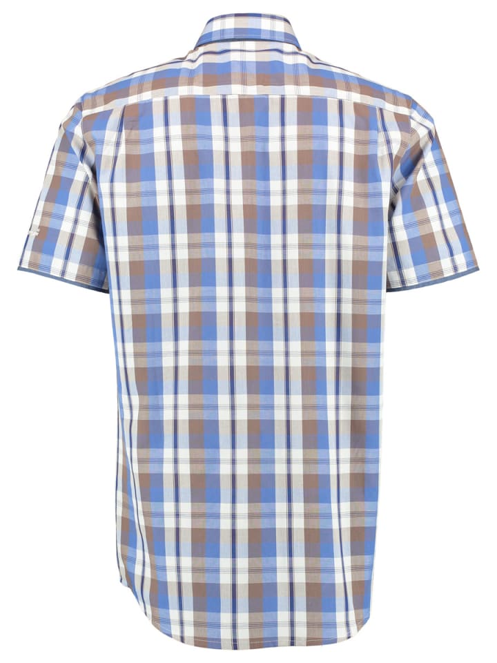 OS-Trachten Trachtenhemd Rotul in mittelblau günstig kaufen 35/36