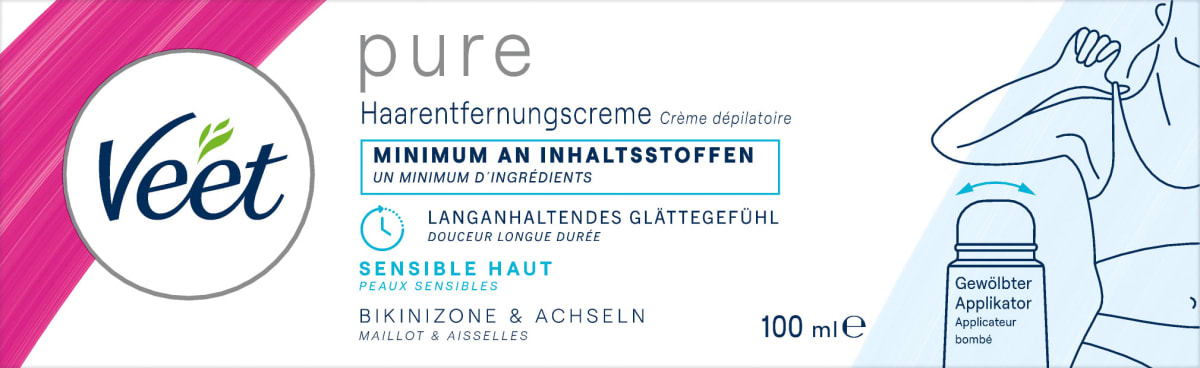Enthaarungscreme Bikini & Achseln, 100 ml