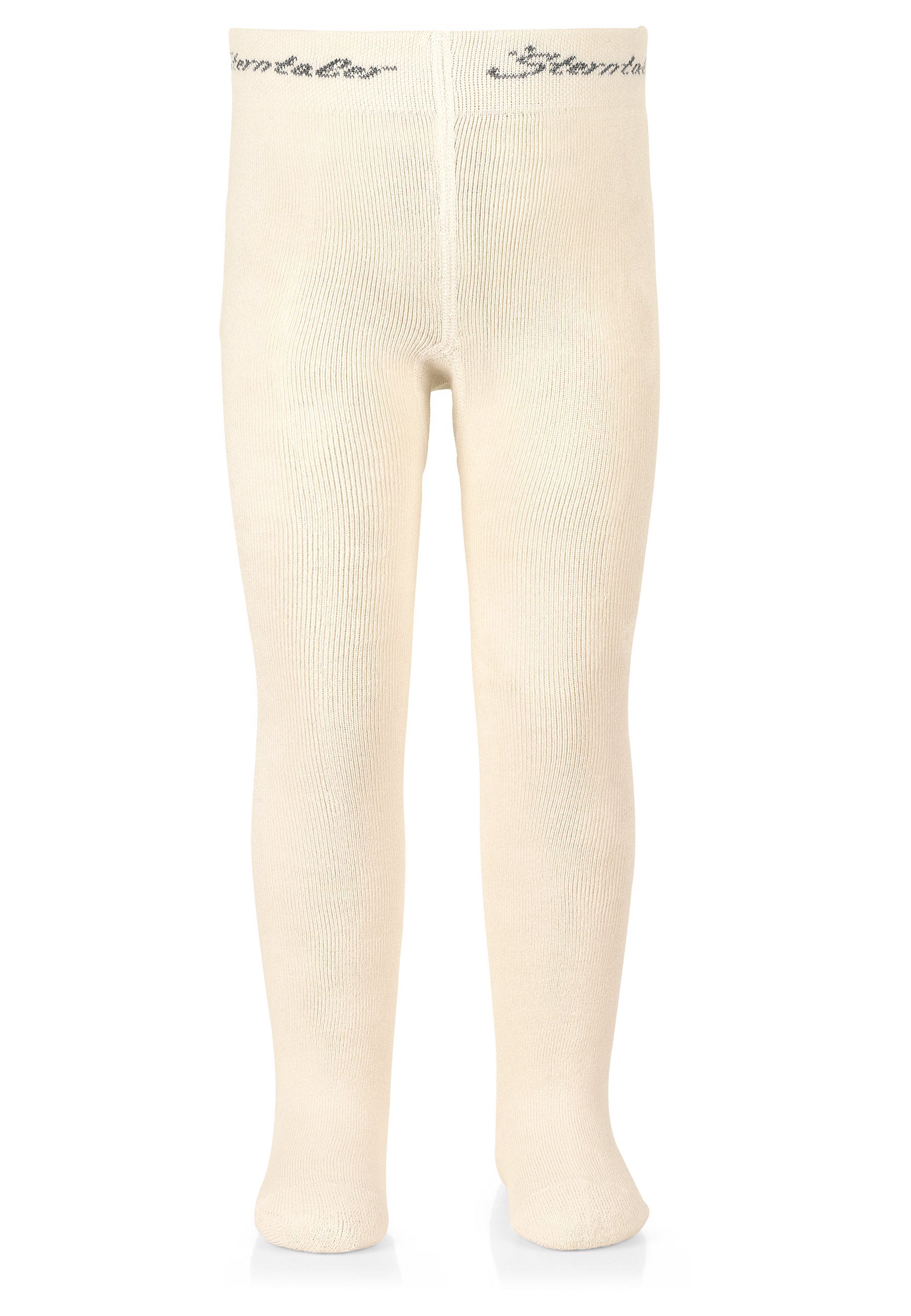 Sterntaler® Strickstrumpfhose Strumpfhose uni 100 DEN (1 St. Babystrumpfhose unifarbend, Strumpfhose Vollplüsch) Krabbelstrumpfhose aus Baumwolle und Komfortbund