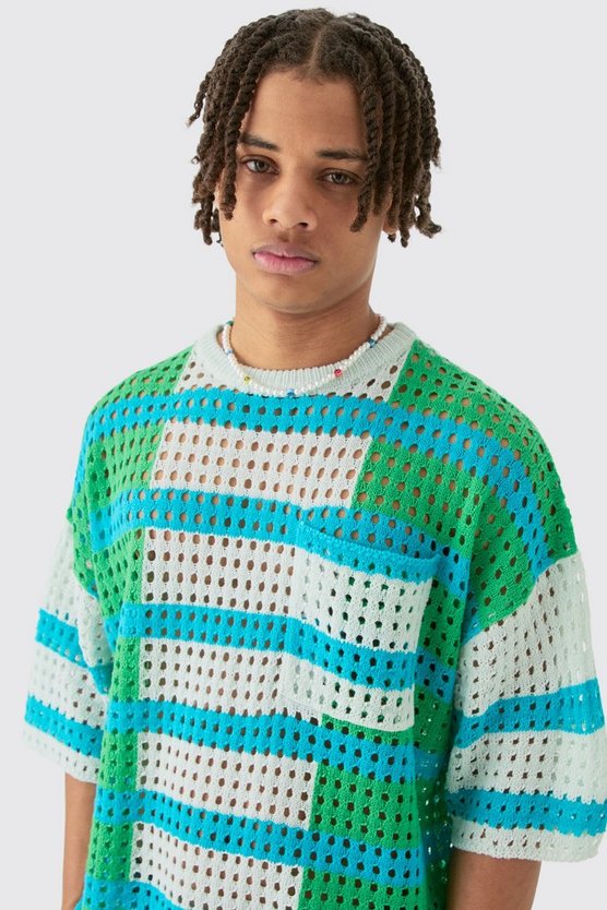 Oversize T-Shirt und Shorts mit Naht-Detail