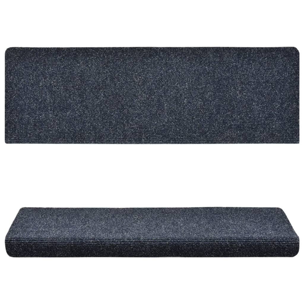 Stufenmatte Treppenmatten 5 Stk. Nadelvlies 65x21x4 cm Anthrazit, vidaXL, Rechteckig