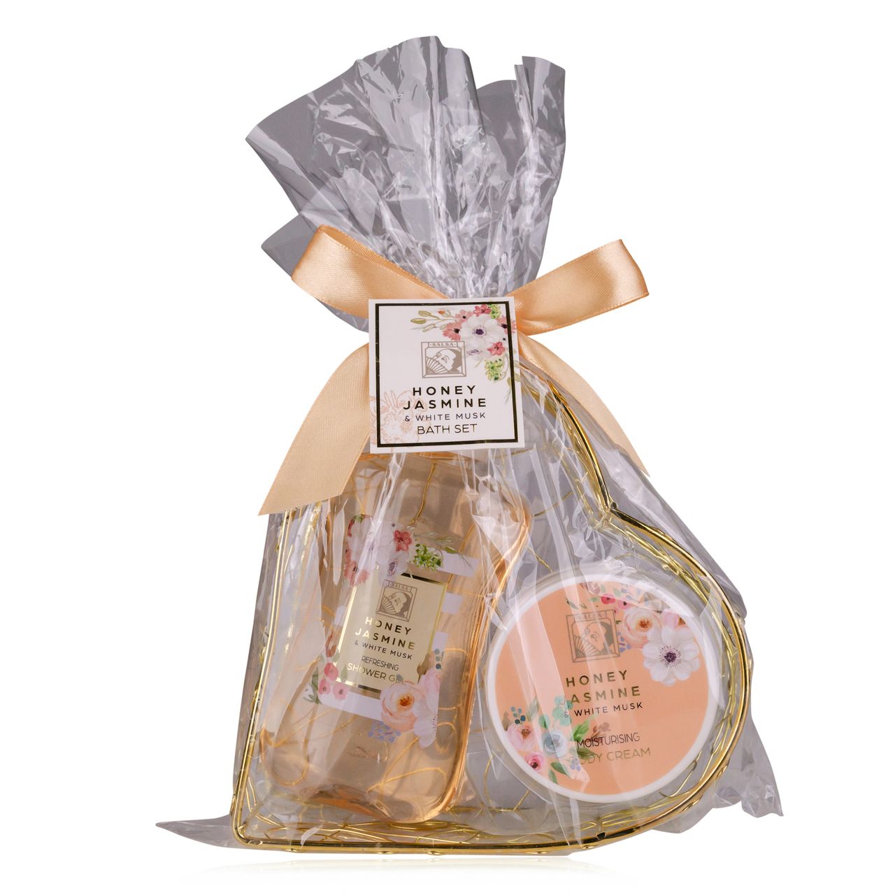 accentra Badeset HONEY JASMINE in Drahtkorb