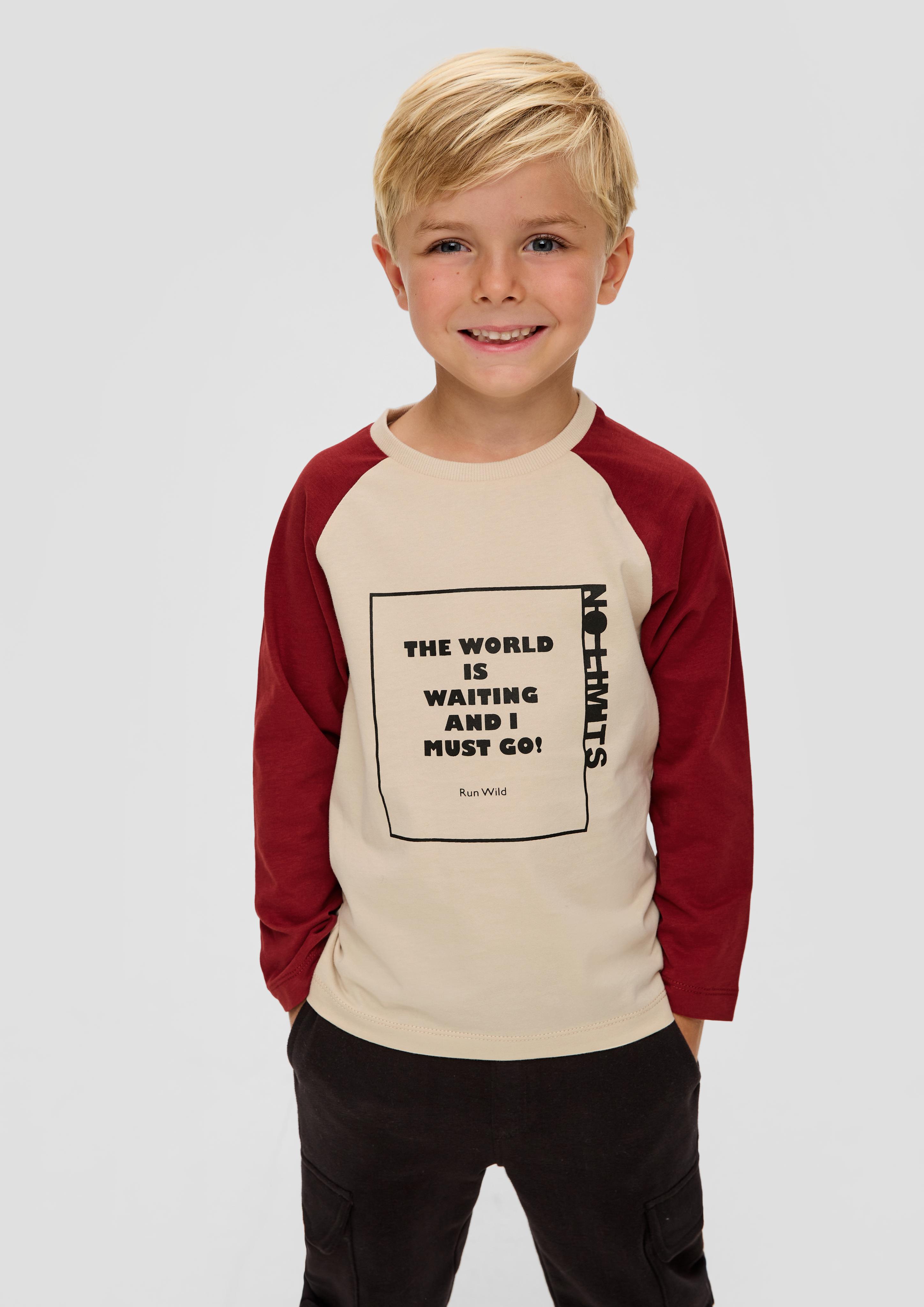 Longsleeve mit Statement-Print  2134175-8120