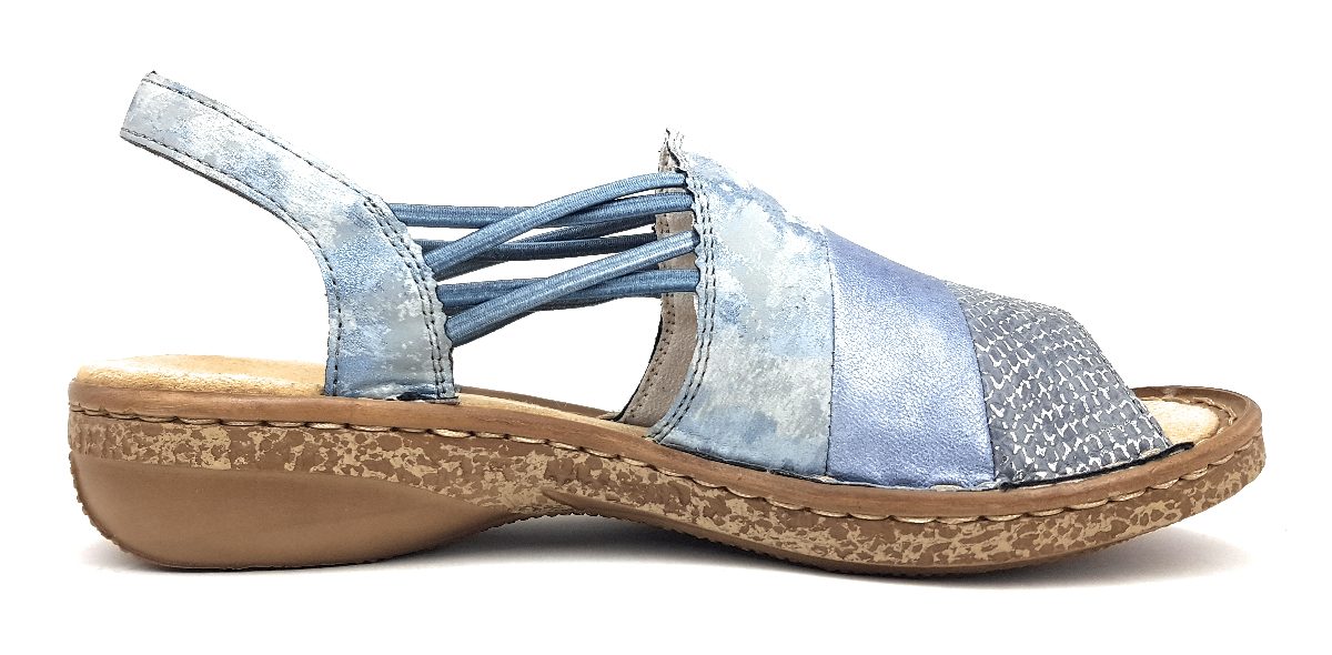 Rieker 628S3-12 Blau 12 adria/sky