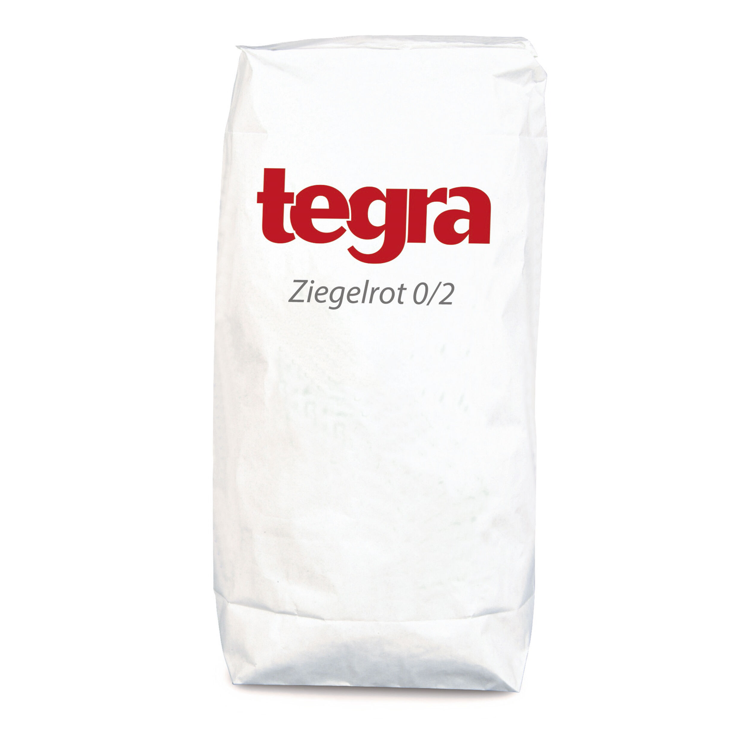Ziegelrot 0/2mm, Gesackt (25kg) Ziegelmehl - Rot