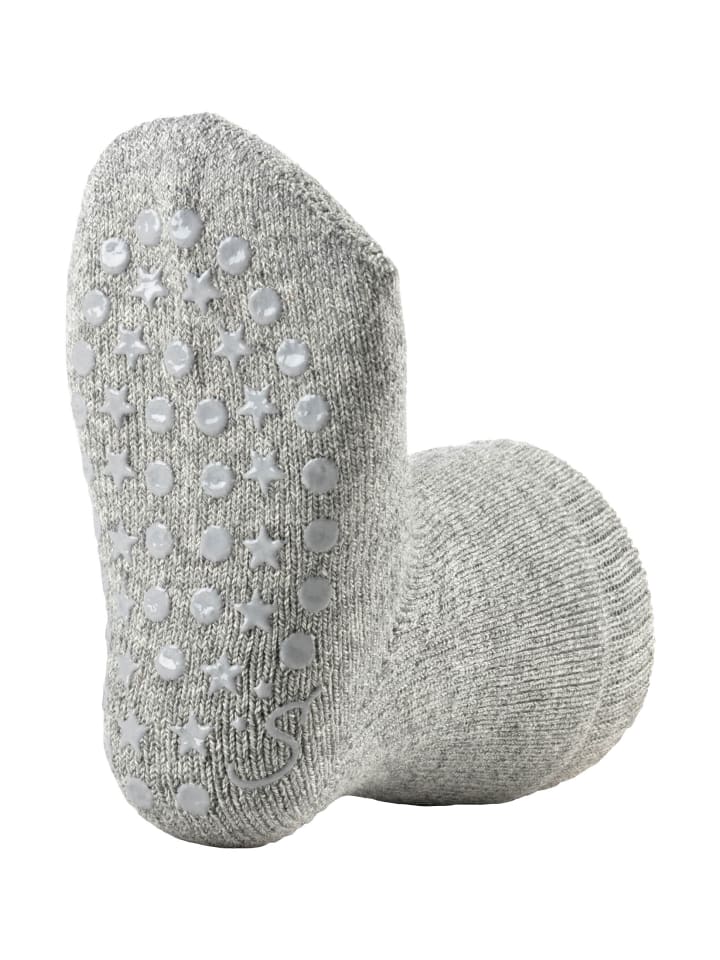Sterntaler ABS Socken Wolle uni in grau mel. günstig kaufen