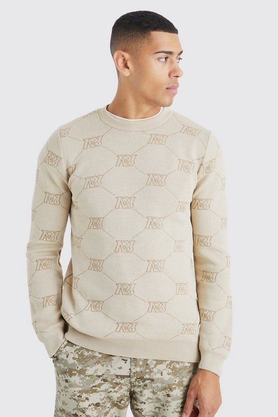 Jacquard Strickpullover