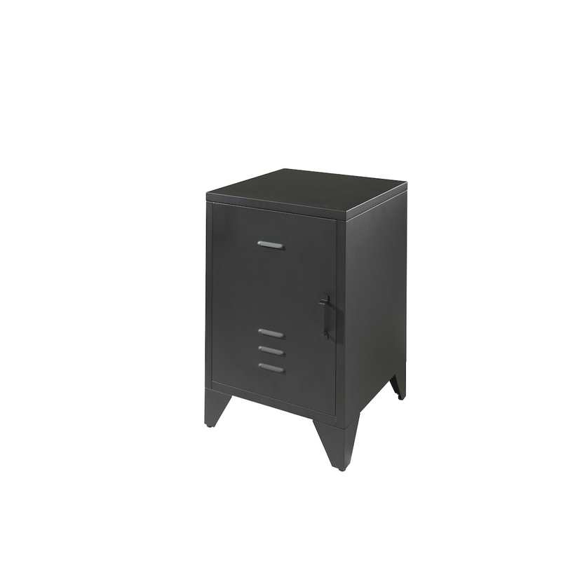 Table de chevet métal Bronxx noir