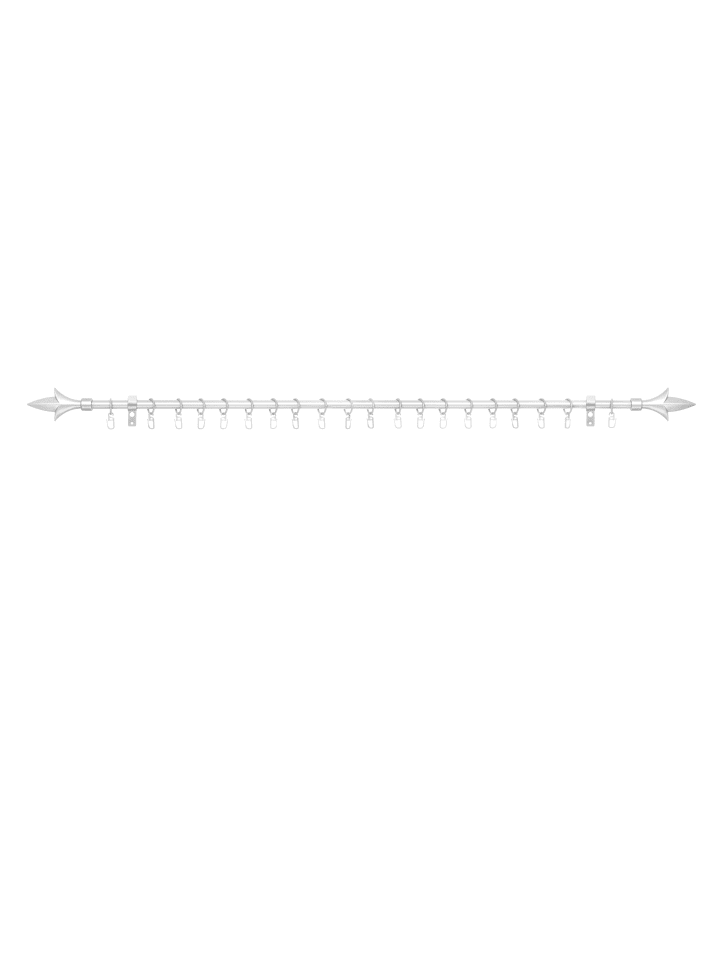 Lichtblick Ausziehbare Gardinenstange in Silber günstig kaufen 130-240 cm