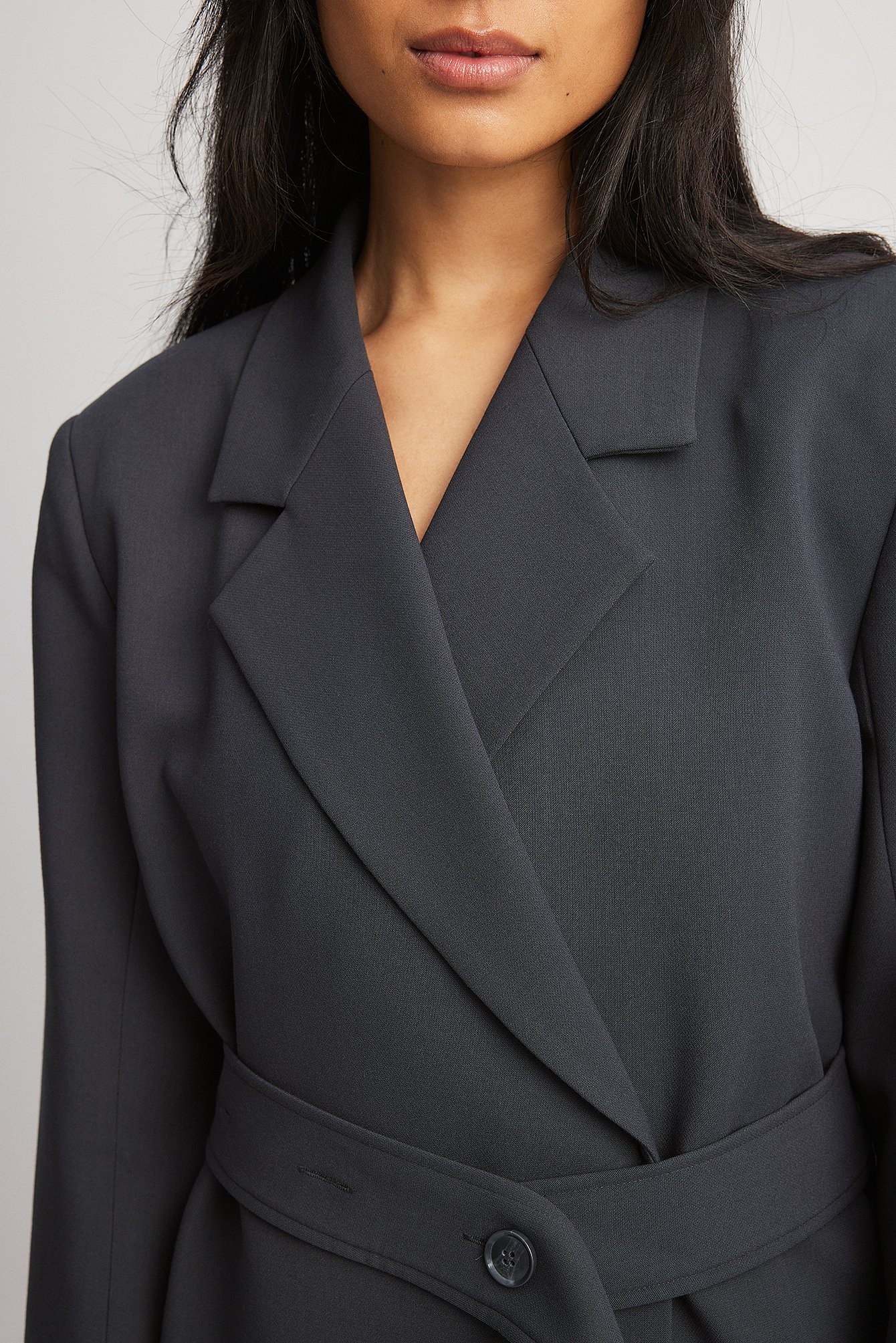 Oversize Gürtelblazer