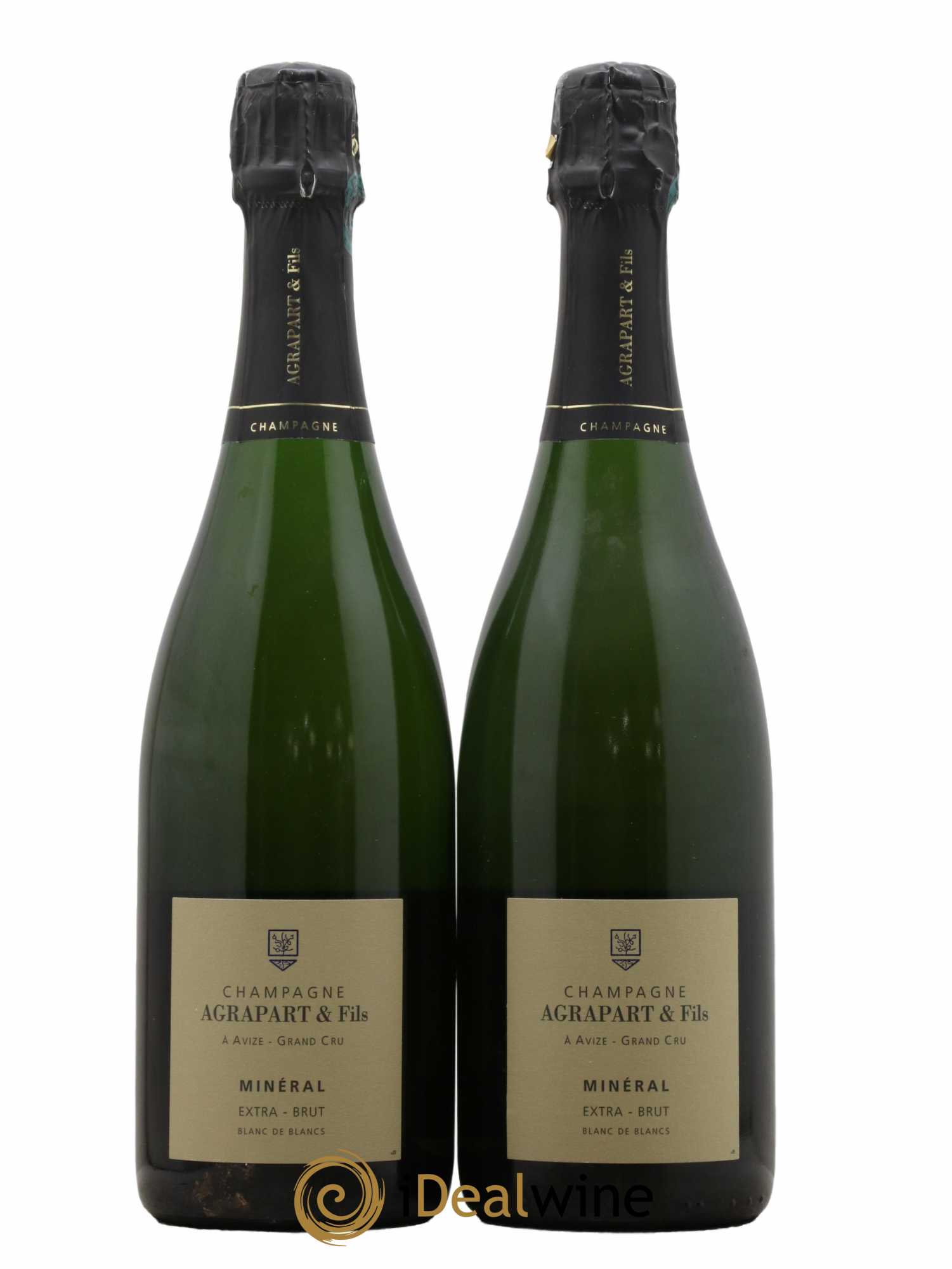 Minéral Extra Brut Blanc de blancs Agrapart & Fils  2008 - Lot de 2 Bouteilles