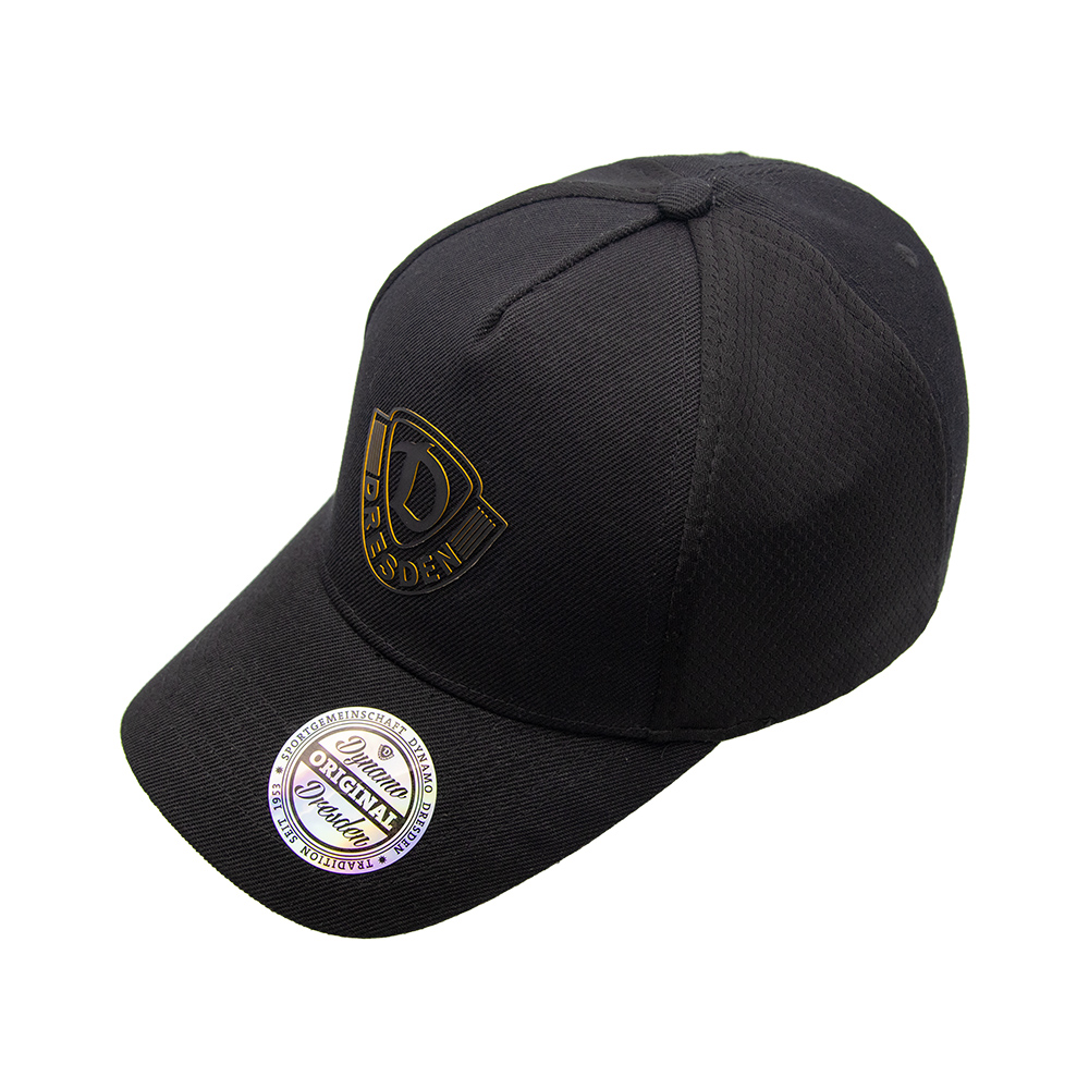 Basecap RUBBER WAPPEN Snapback schwarz