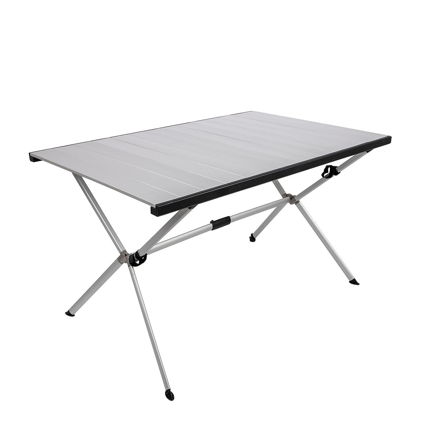 Bo-Camp Lamel 121 x 80 Kreuzfuß Tisch