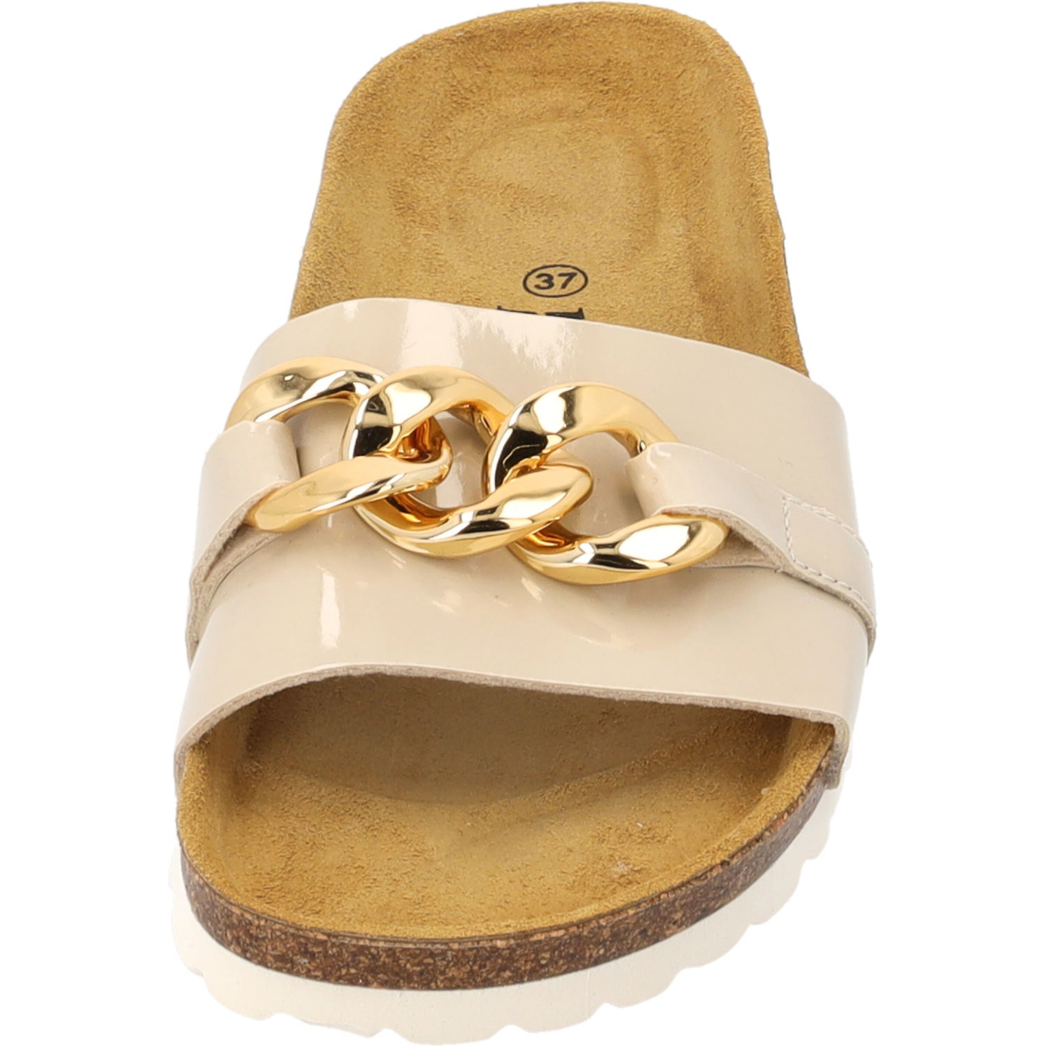 Palado Gozo, Pantoletten, Damen, Beige Lack
