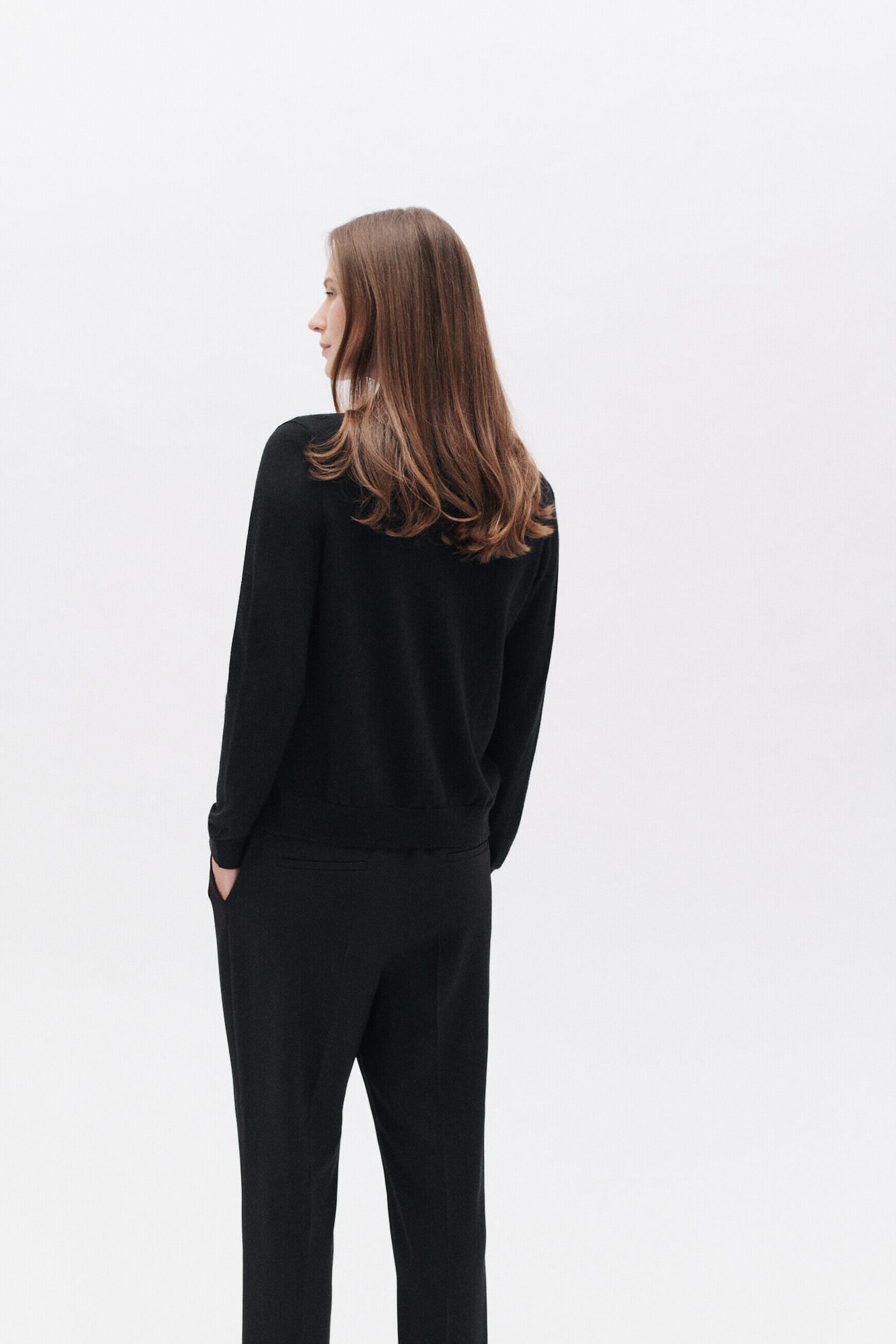 Gilet madin noir femme