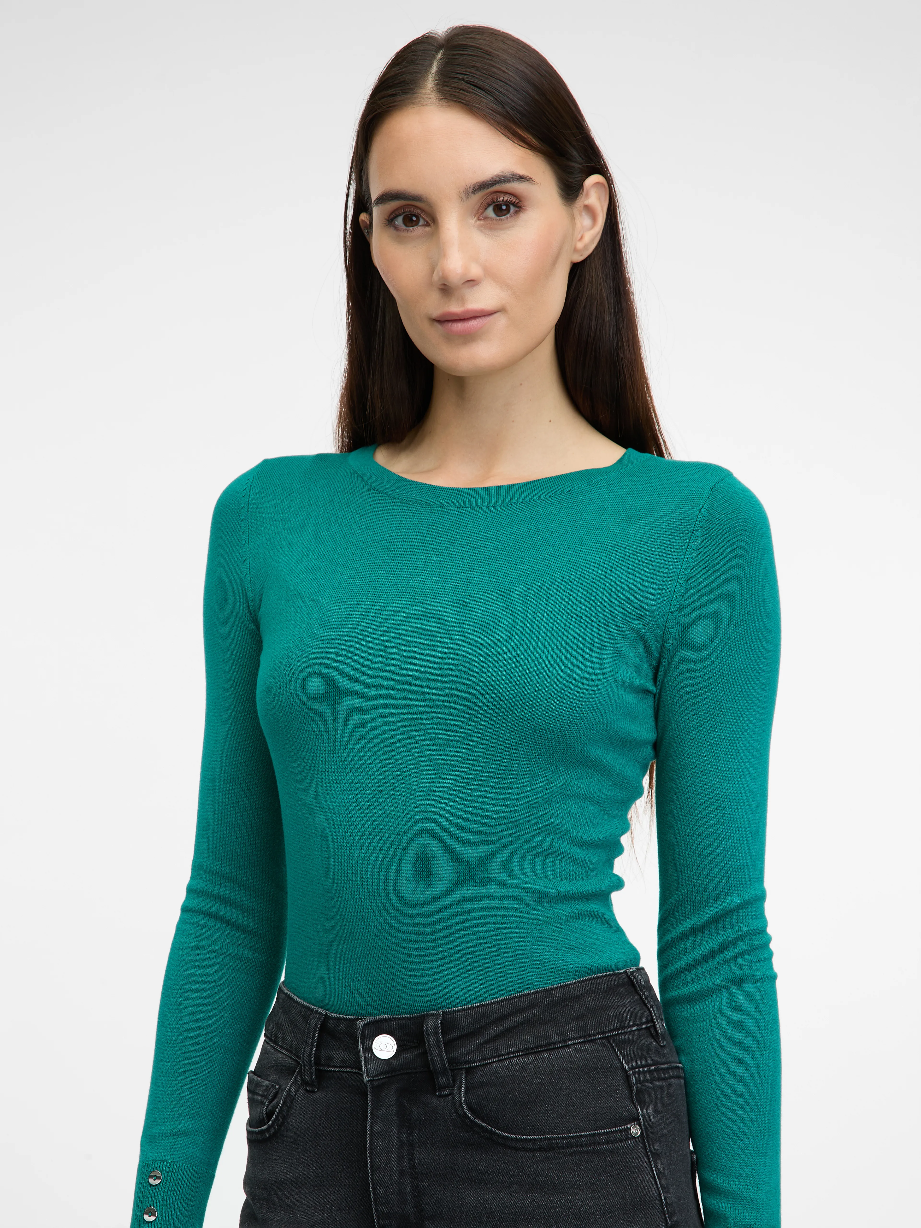 Grüner Damenpullover ORSAY