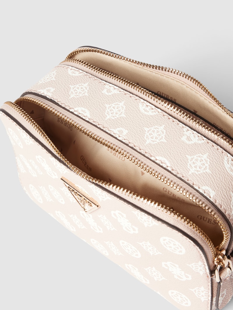 Camera Bag mit Allover-Muster Modell 'NOELLE' in rosa