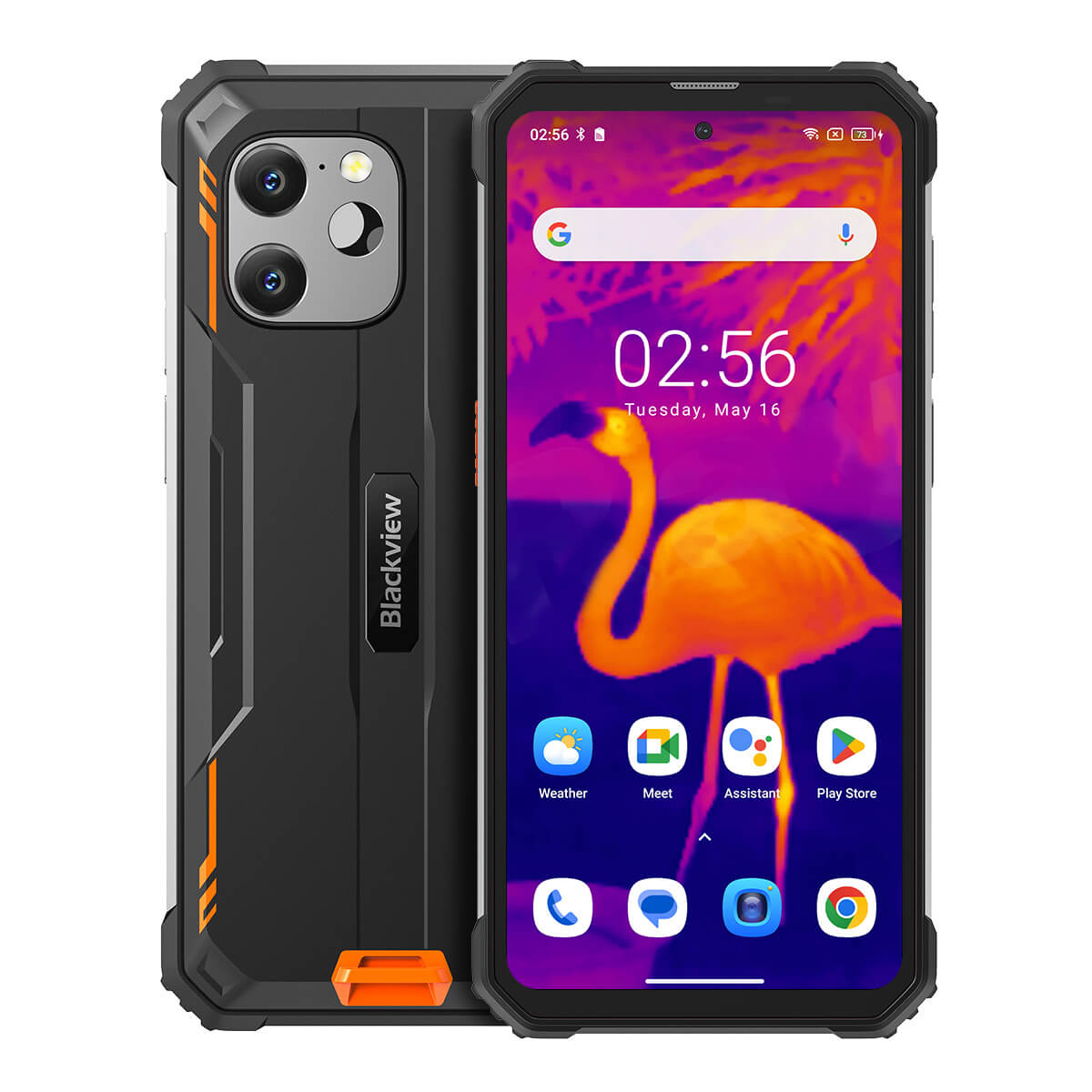 Blackview BV8900 Orange Rugged Octa Core Smartphone, Outdoorhandy mit 8 GB RAM und 256 GB Speicher