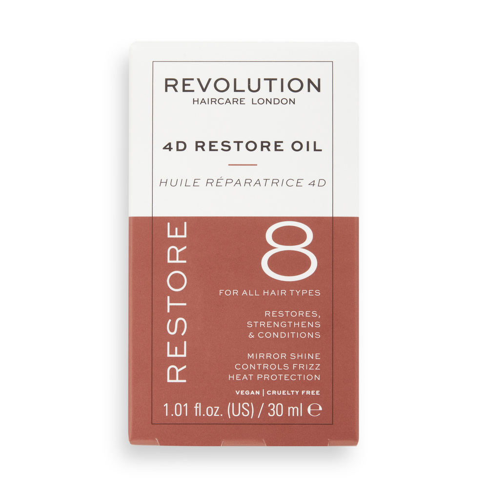 revolution hair Revolution Haircare 8 4D Restore Oil Huile