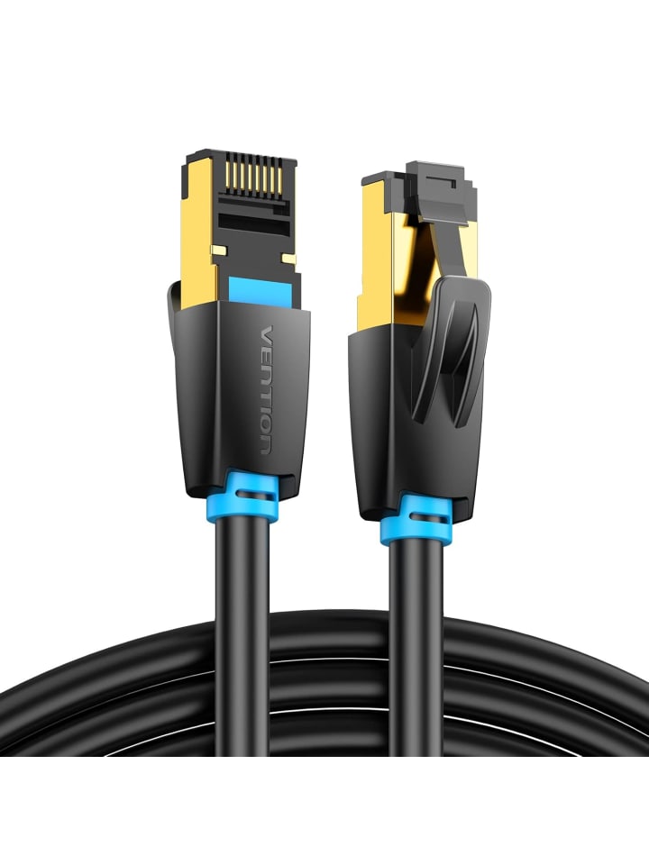 Vention Cat 8-Ethernet-Kabel High-Speed-Internet-Netzwerk-Patchkabel in Schwarz günstig kaufen