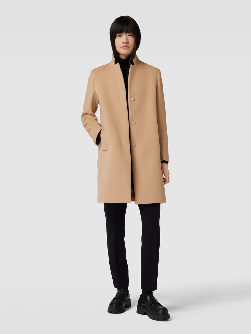 Mantel mit in camel