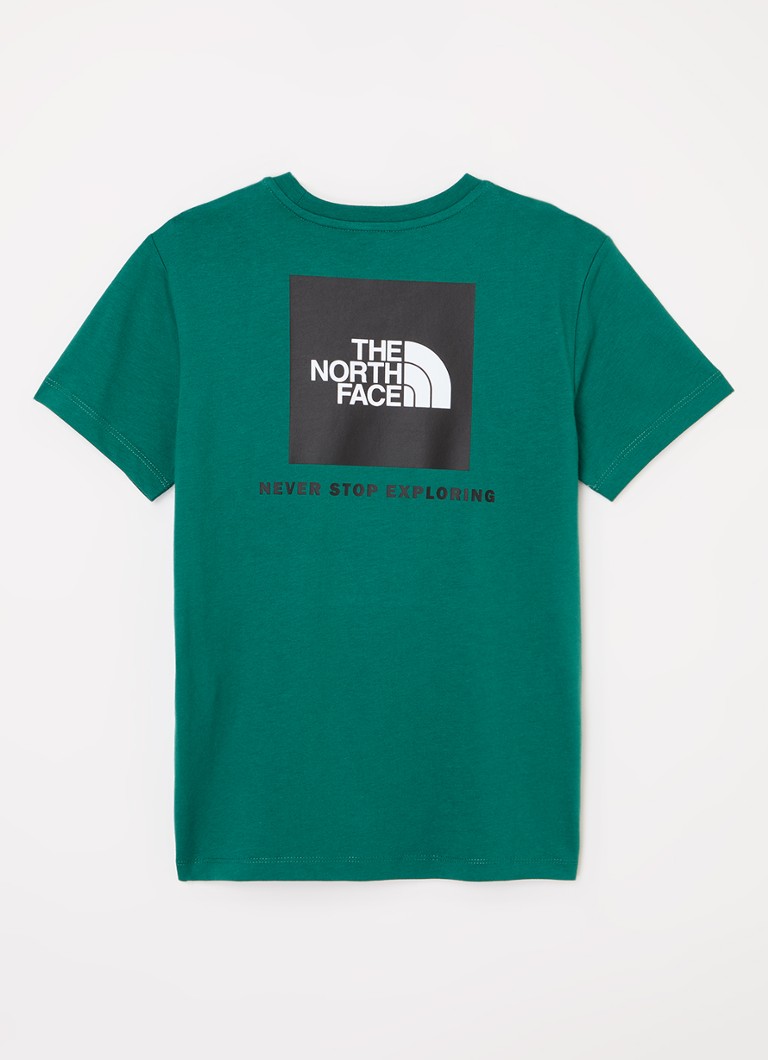 Tricou The North Face cu logo și imprimeu pe spate.