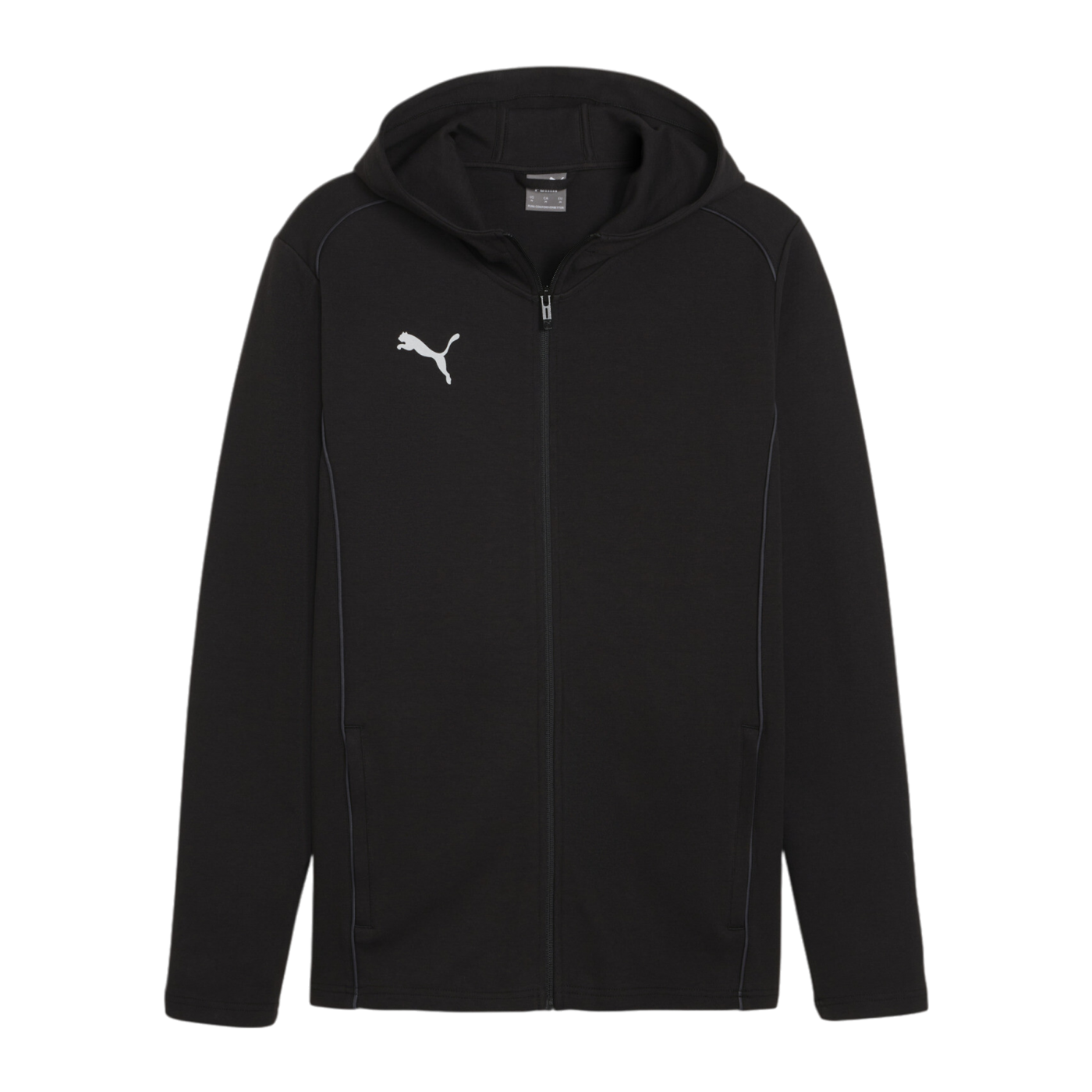 PUMA teamFINAL Casuals Kapuzenjacke Schwarz F03