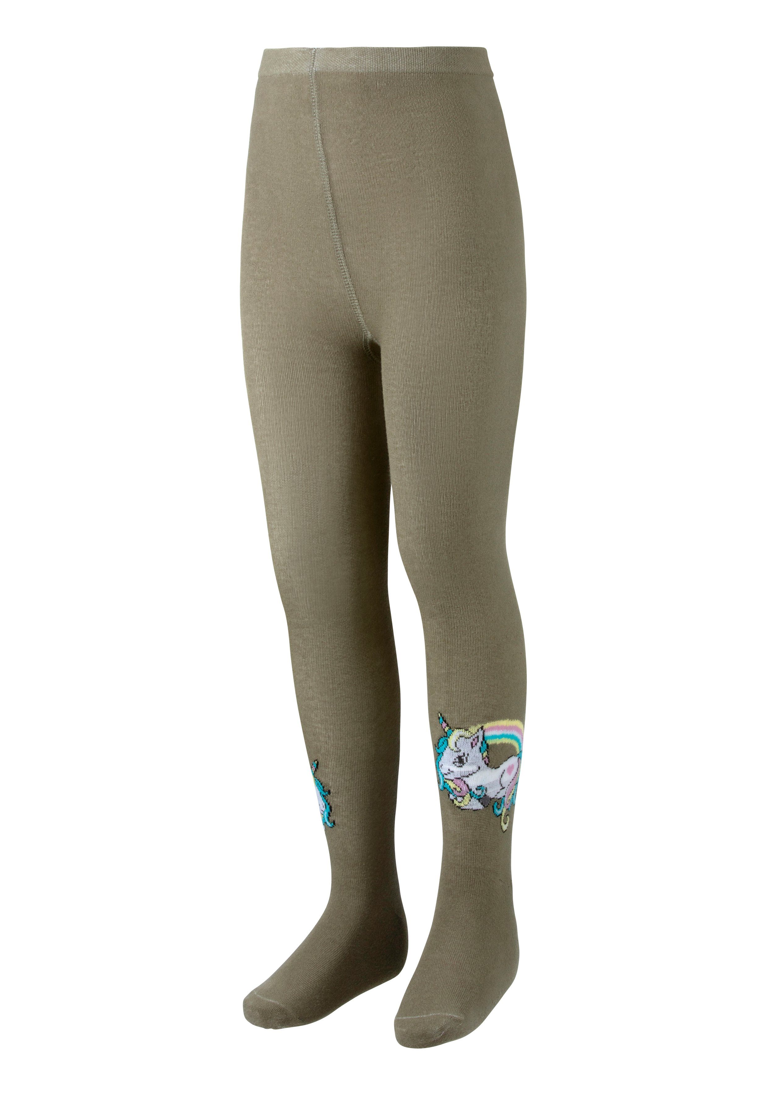 H.I.S Strickstrumpfhose (Packung 3 St) mit Einhorn Motiven