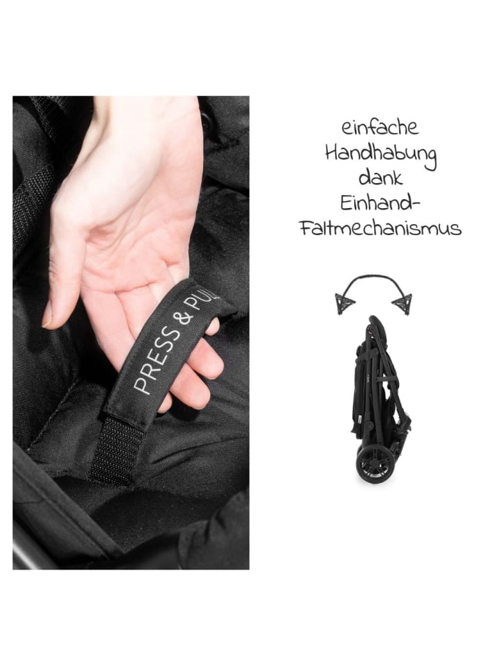 Hauck Buggy & Sportwagen Rapid 4 (bis 25 kg) - Black in schwarz günstig kaufen onesize