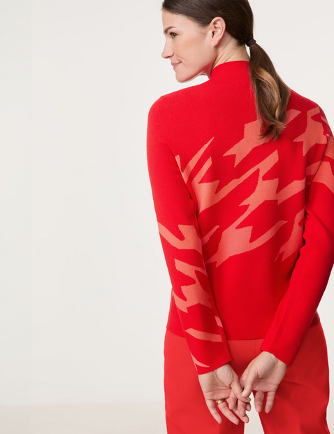 Pullover in Jacquard-Strick