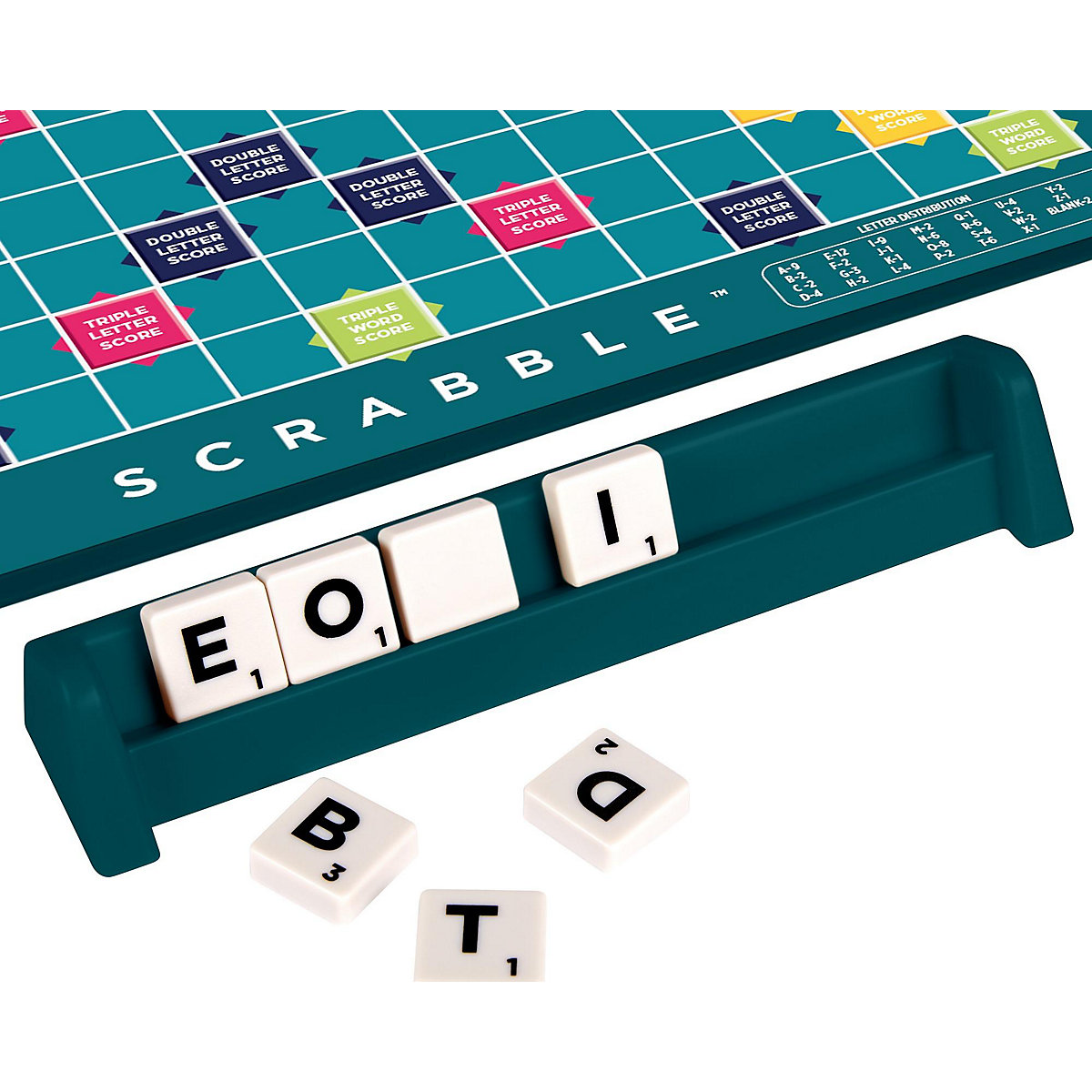 Mattel Games Scrabble Original, Gesellschaftsspiel, Brettspiel, Familienspiel