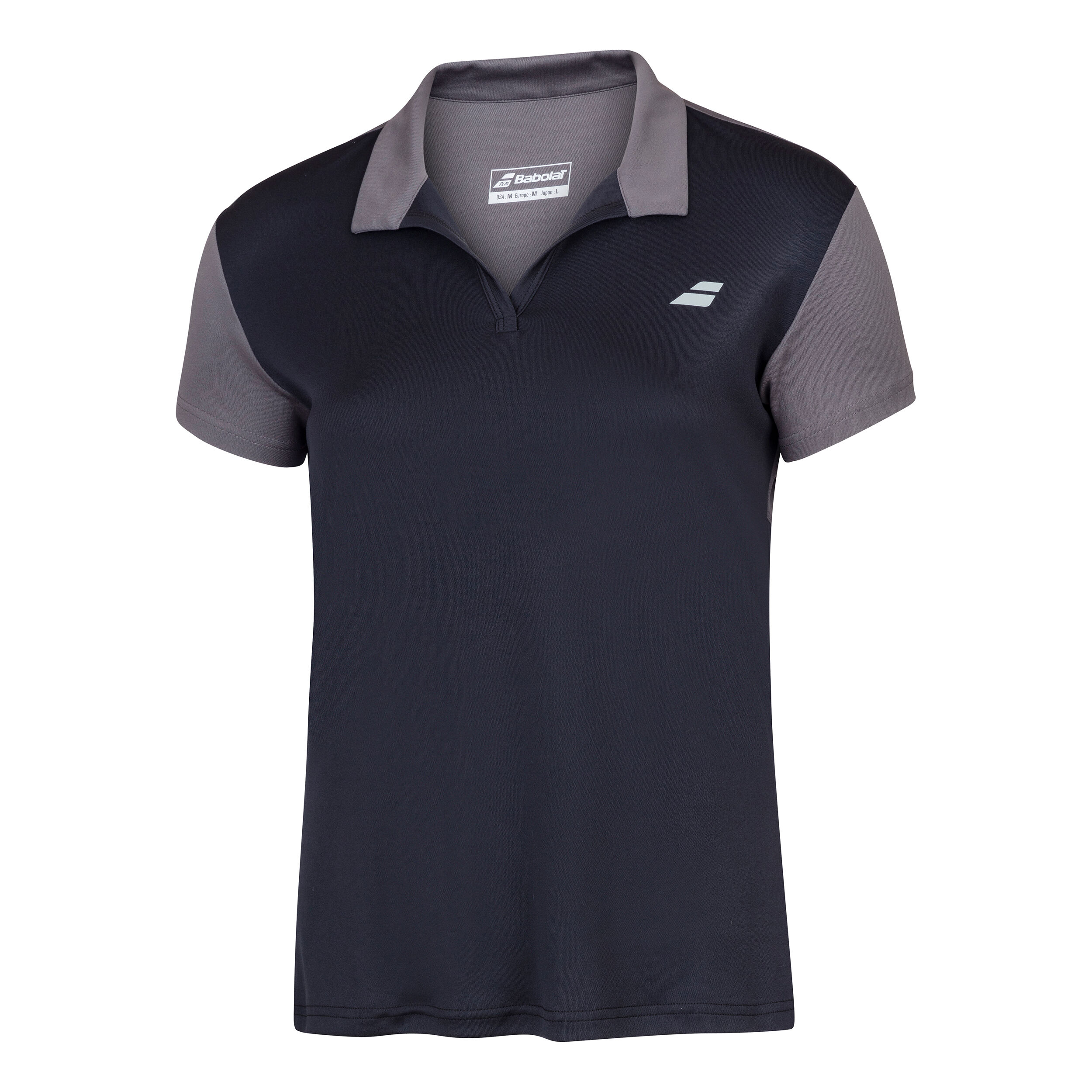 Play Polo Damen - Schwarz, Grau