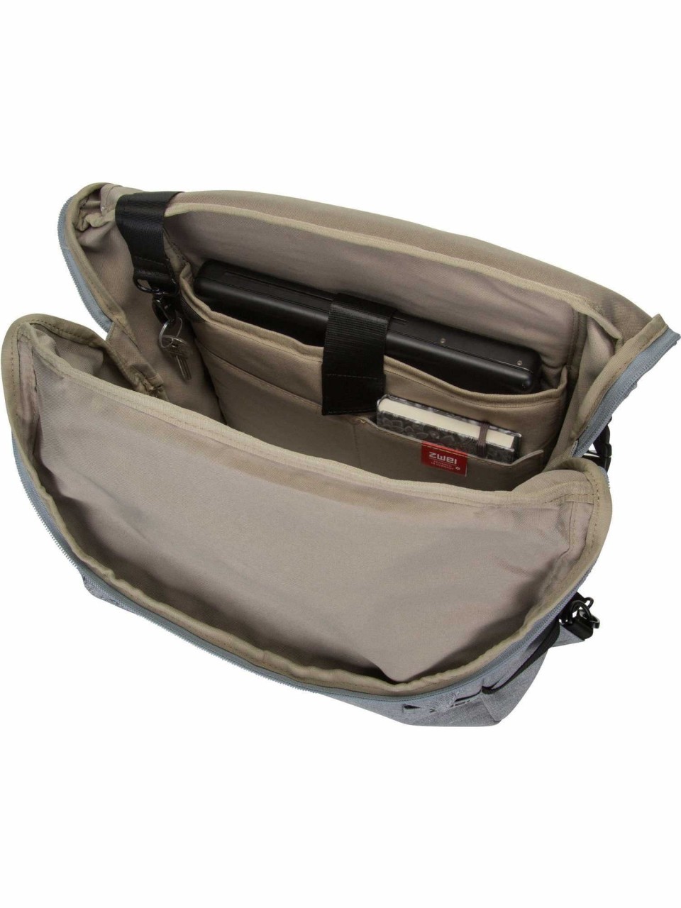 ZWEI Handtaschen grau OLLI CYCLE