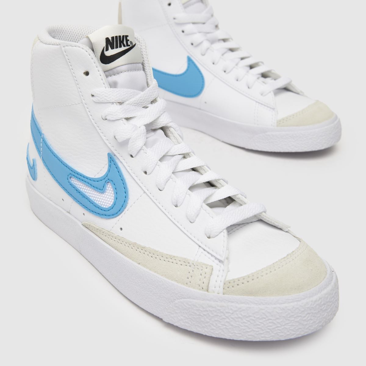 Nike vita & blå blazer mid 77 pojkar ungdomsskor