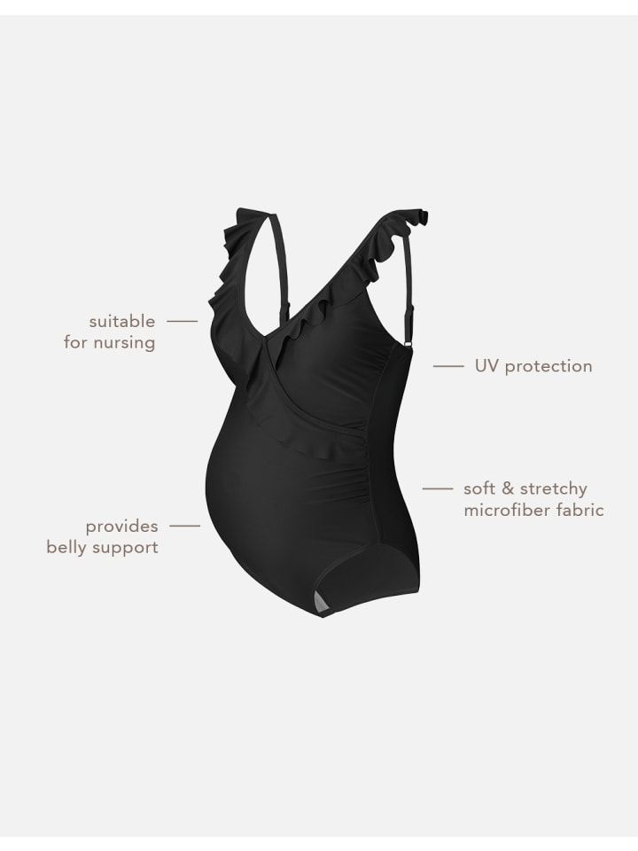 Noppies Badeanzug Sima in Black günstig kaufen