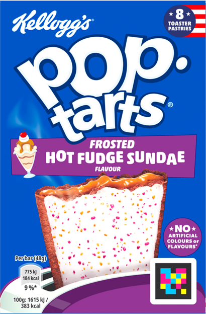 Kellogg's Pop Tarts Frosted Hot Fudge Sundae Flavour