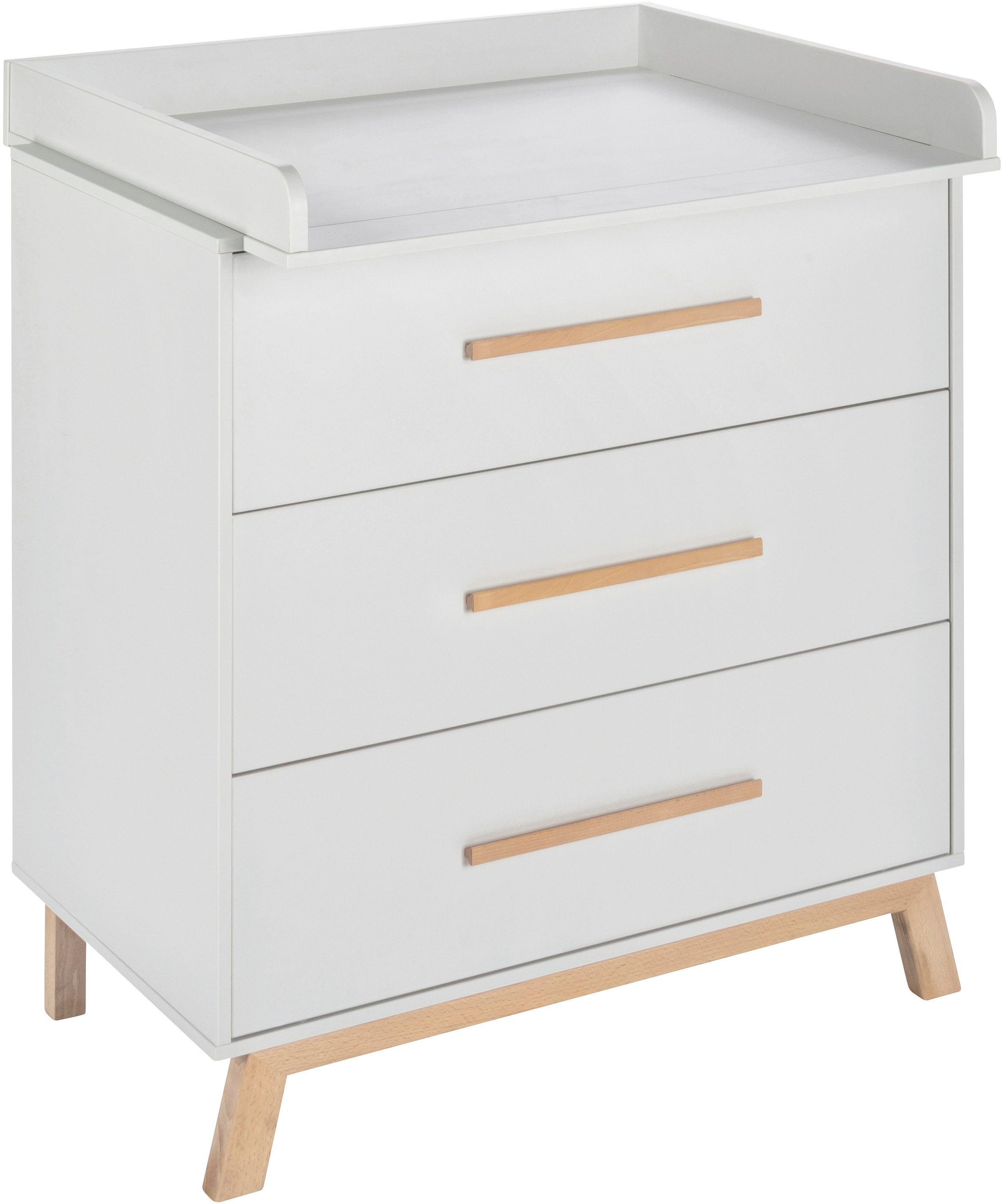 Schardt Babyzimmer-Komplettset Sienna Grey, (Set, 3-St., Hausbett, Schrank, Wickelkommode), Made in Germany; mit Hausbett, Schrank und Wickelkommode